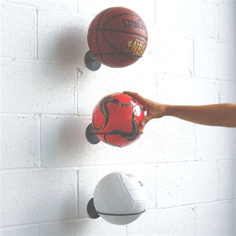 Wall Mount Ball Holder Multi Function Sports Ball Holder