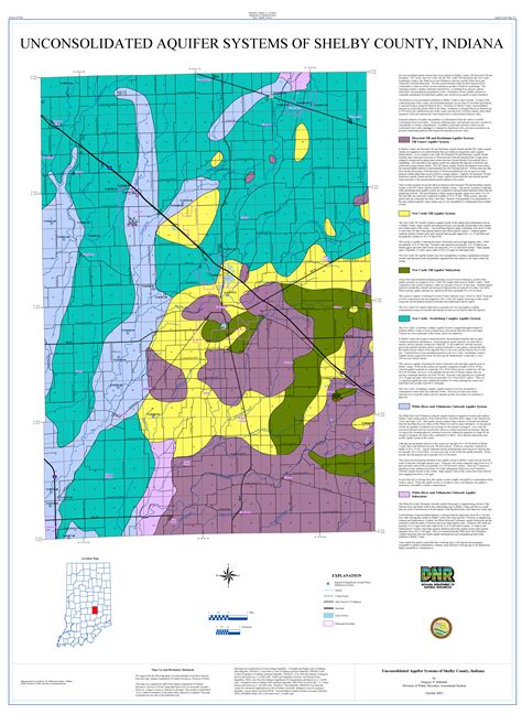 Dnr Water Aquifer Systems Maps 19 A And 19 B Unconsolidated And