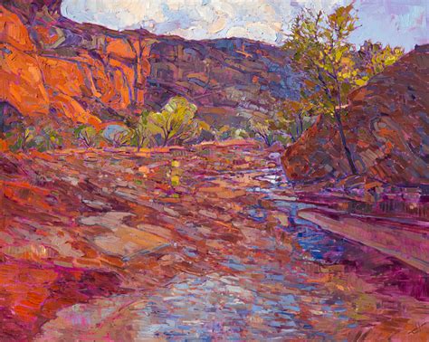 Tranquil Impressionist Style Paintings Showcase Beauty Of Natural Parks