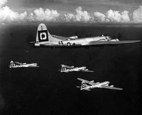 B 29 Superfortress From 314th Bomb Wing 29th Bomb Group In Flight