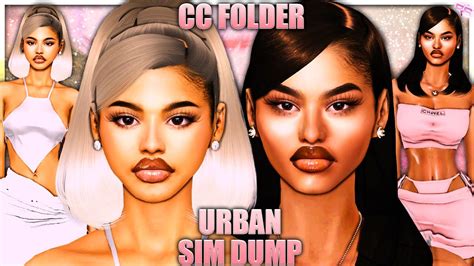 Urban Sim Dump 7💎 Cc And Sim Download Sims 4 Cas Youtube