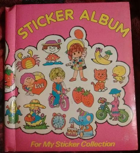 Vintage 80s Sticker Album Book Collection Full Of 1980s Stickers Free Shipping Unbranded