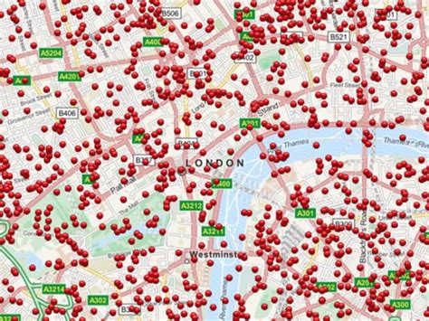 Interactive Map Shows Every Nazi Bomb Dropped On London During The
