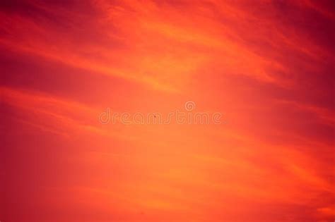 Red Sunset Sky Background Stock Photo Image Of Fire 122498194