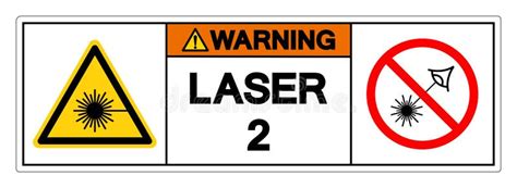 Warning Laser Light When Open Avoid Direct Eye Exposure Symbol Sign