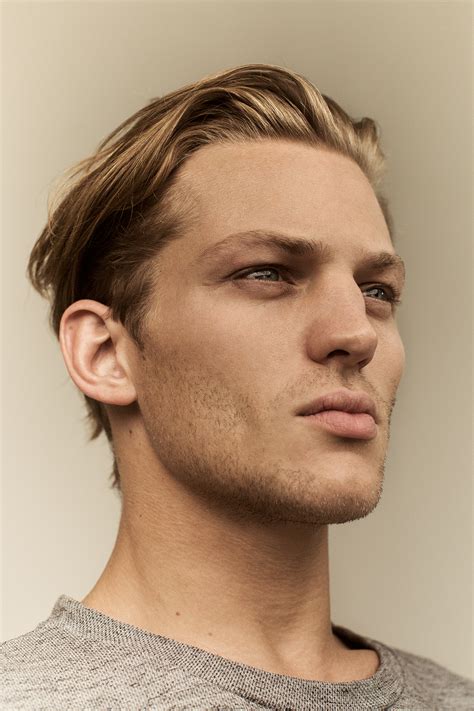 Male Model Face Side View