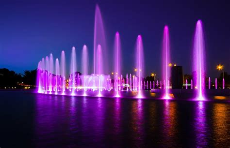 Free Download Water Fountain Show Night Time Fountain Multimedia