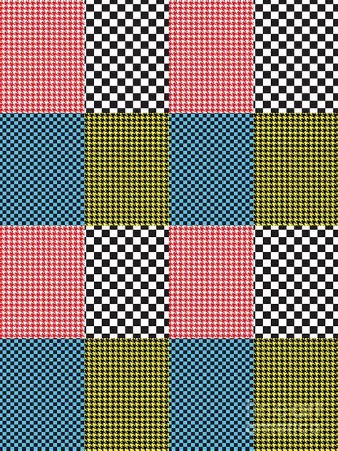 Harlequin Print Mix Pattern Digital Art By Juan Romero Fine Art America