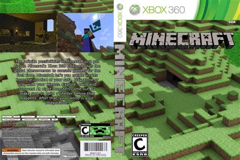Minecraft Xbox 360 Box Art Cover By Mikeyplater