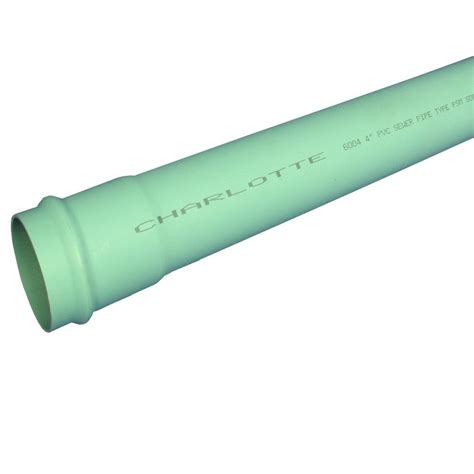 Charlotte Pipe 4 In X 20 Ft Pvc Sewer Main Sdr 35 Pipe