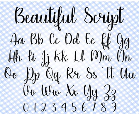 Free Svg Writing Fonts For Cricut