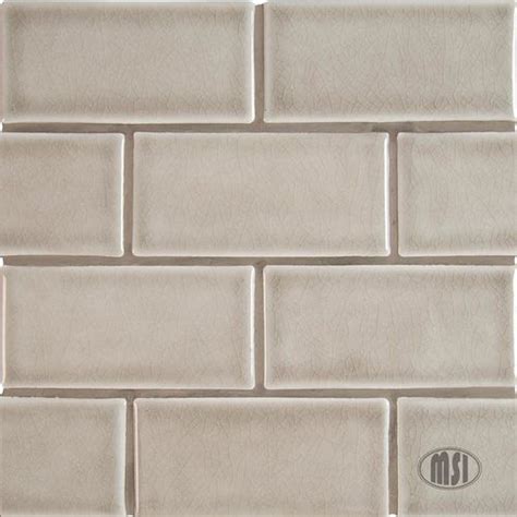 Dove Grey 3x6 Handcrafted Tile Ceramic Subway Tile Subway Tile Grey