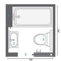 To help, we pulled some of our favorite small bathroom projects to show you examples of small bathroom design ideas that really work. 5X5 Small Bathroom Floor Plans | Small bathroom floor ...