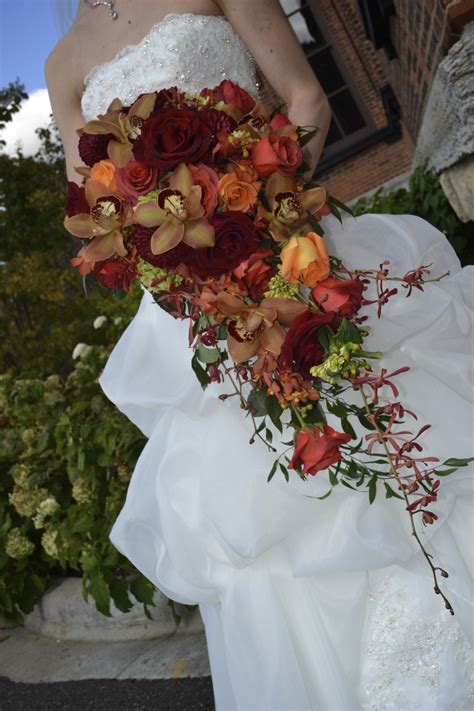 Marah Cole Designs Fall Cascading Bouquet Rustic