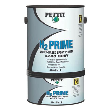 Pettit Paint H2 Prime Water Based Two Part Epoxy Primer Quart West