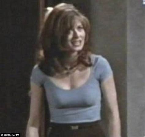 Debra Messing Had To Wear Fake Breasts That She Thought Looked