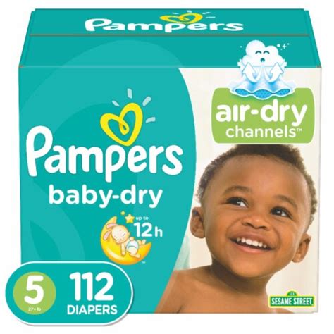 Pampers Baby Dry Diapers Size 5 112 Count Kroger