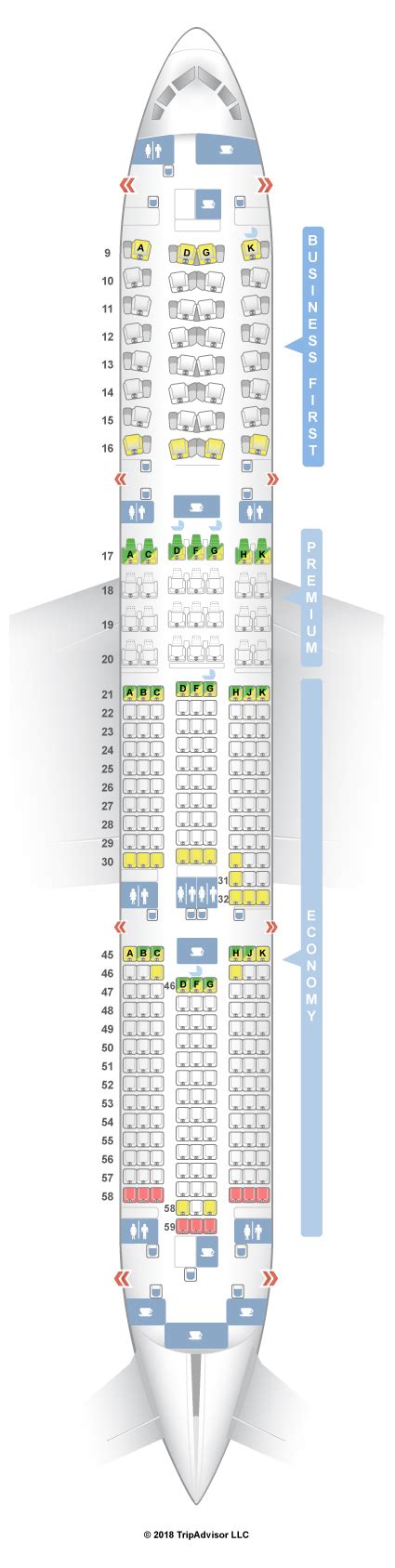 United Airlines 787 Seat Map