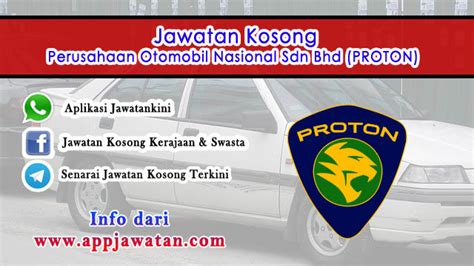 Perodua manufacturing sdn bhd perodua, acronym of perusahaan otomobil kedua berhad (in english, second automobile manufacturer limited corporation). Jawatan Kosong di Perusahaan Otomobil Nasional Sdn Bhd ...