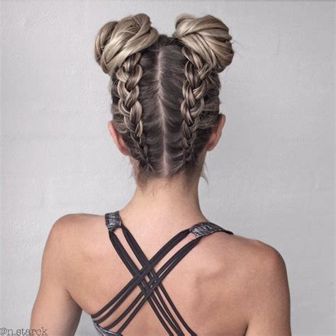 Say Hello To The New Instagram Trend Two Buns Hairstyle Hair