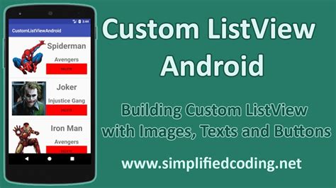 Android Custom Listview Example Android Studio Images