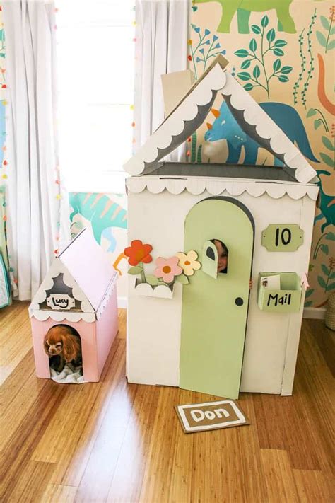 Diy Cardboard House For Kids