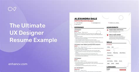 UX Designer Resume Examples 2021 | UX Design Resume Samples