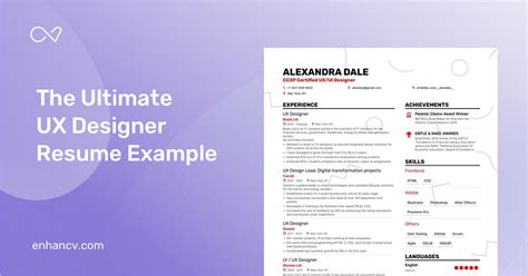 This provides an opportunity for one final reminder of your story and. UX Designer Resume Examples 2021 | UX Design Resume Samples