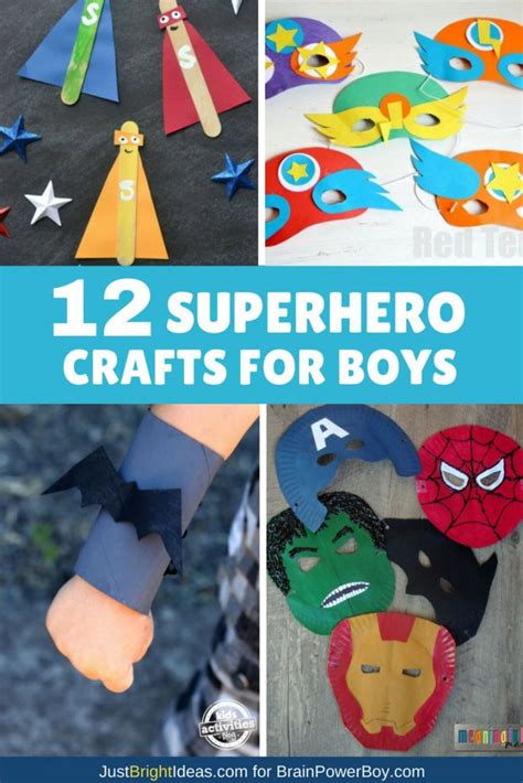 Super Cool Superhero Crafts For Boys They Will Love To Make Them