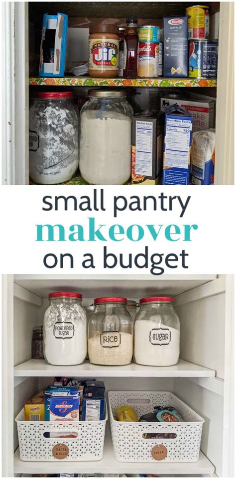 Great prices on cabinets, shelves & more storage & organization. Small Pantry Makeover full of Inexpensive Organization ...