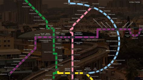namma metro map 2025 this schematic representation of future bangalore metro network creates