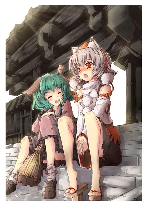 Toor Inubashiri Momiji Kasodani Kyouko Touhou Silver Hair Absurdres Bad Id Bad Pixiv