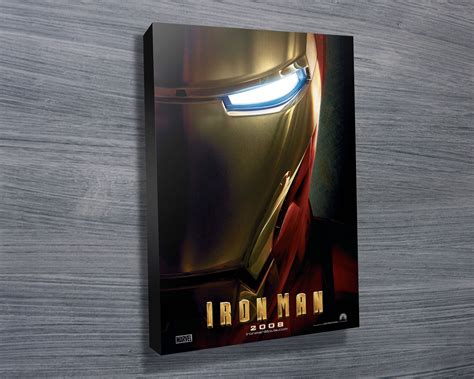 Iron Man Movie Poster Framed Wall Art Print Noosa Australia