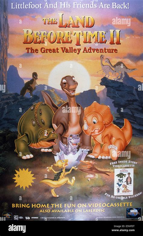 The Land Before Time Ii The Great Valley Adventure Us Poster 1994
