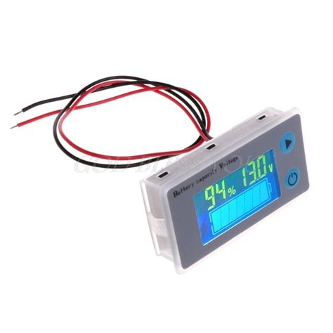 V Universal Lcd Car Acid Lead Lithium Battery Capacity Indicator Digital Voltmeter Voltage