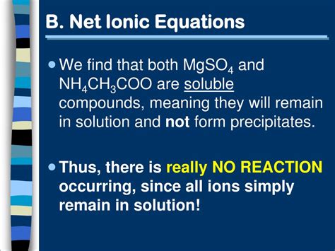 Ppt Ii Net Ionic Equations Powerpoint Presentation Free Download