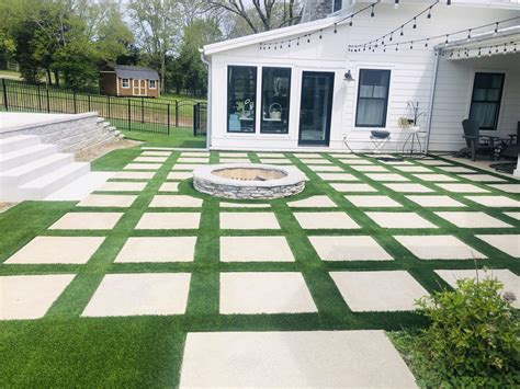 How To Install Synthetic Grass Between Pavers Sands Pavers