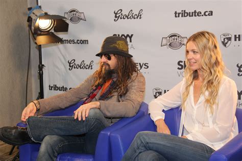 Rob Zombie And His Wife Sheri Moon Zombie Who Stars In Lords Of Salem