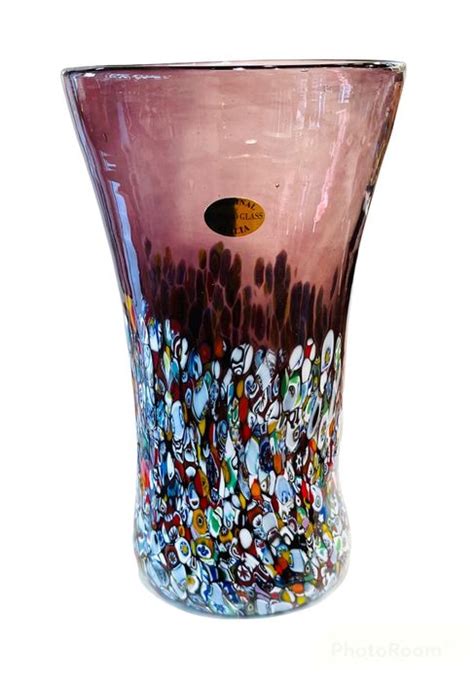 Vetreria Zecchin Vase 23 Cm With Millefiori Murrine Catawiki