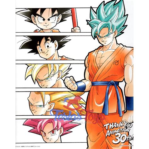 In 1996, dragon ball z grossed $2.95 billion in merchandise sales worldwide. Dragon Ball Ichiban Kuji Anime 30th Anniversary Shikishi Illustration Board - Goku - Tesla's Toys