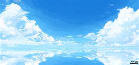 Anime Style Clouds By Archaeummagnus On Deviantart