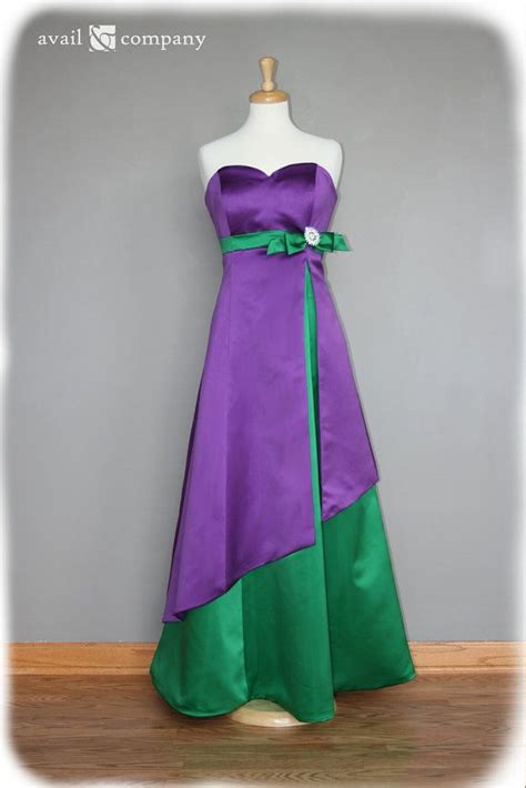 Green And Purple Bridesmaid Dress Custom Made In Your By Availco 295