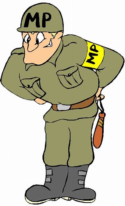 Clipart Military Army Police Corps Cartoon Clip