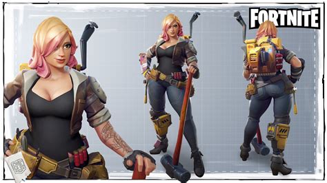 Artstation Fortnite Female Constructor