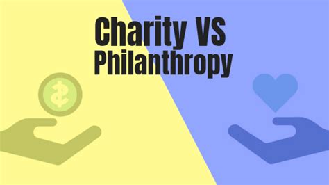 Difference Between Charity And Philanthropy