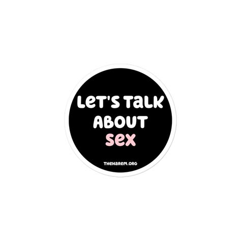 The Harem Let S Talk About Sex Sticker