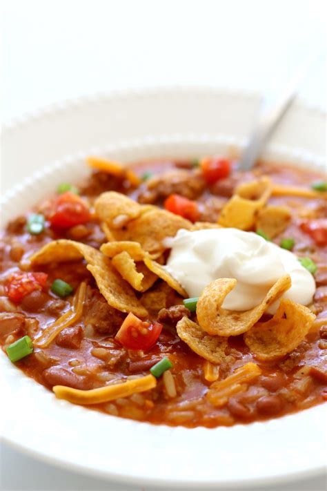 Slow Cooker Frito Pie Chili 365 Days Of Slow Cooking And Pressure Cooking