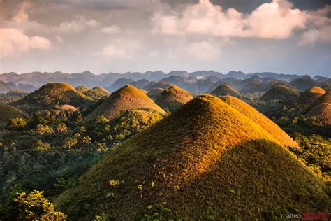 Dramatic Light Over Chocolate Hills Bohol Philippines Royalty