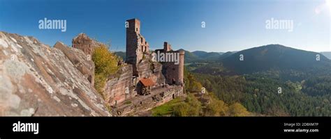 Geography Travel Germany Rhineland Palatinate Dahn Of Castle Ruin