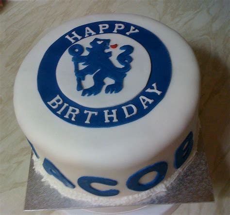 Victory Rolls And Mixing Bowls Chelsea Football Birthday Cake